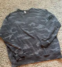 Athleta | Studio To Street Camo Sweatshirt