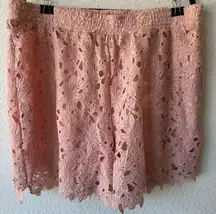 Lane Bryant Pink Lace shorts, size 18/20