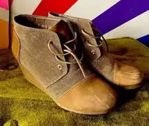 Pierre Dumas‎ Brown Leather Booties Size 8 EUC! 019