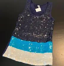 Maurices studio Y sequin tank top shirt