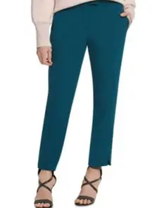 DKNY  Cyan Blue Foundation Slim Cropped Pants Size 8