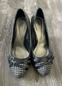 APT 9 Plaid stiletto With Patent‎ Leather shoes S-98