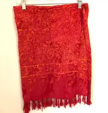 NEW Beach Swim Wrap Sarong Printed Skirt Small/Med