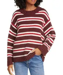 The GREAT. The Striped Cozy Sweater