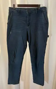 Sincerely Jules Wide-Leg Relaxed‎ Fit Carpenter Denim Jeans Size 11/30 GUC 484