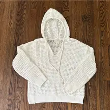 Nicole Miller White hooded  Sweater