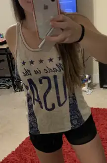 Maurices Made In USA Patriotic Tank Top