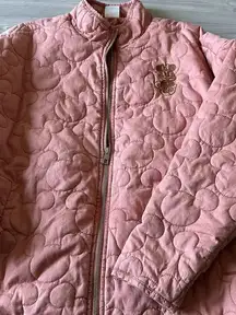 Disney Parks Minnie Pink Quilted Jacket