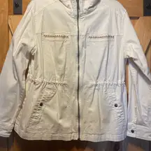 Women's Cream Jacket, spring, Aztec, cotton