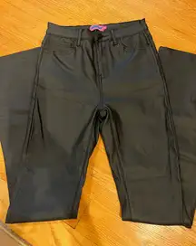 Edikted leather Flare Pants