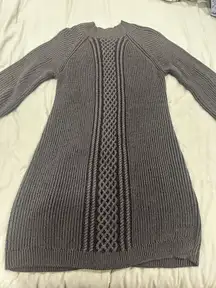 Gray Sweater Dress
