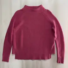 KINROSS pink cotton cowl neck sweater top soft beautiful S