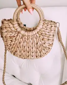 Abercrombie & Fitch Straw Basket Bag