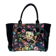 Betty Boop Rocker Music Guitar Kisses Handbag