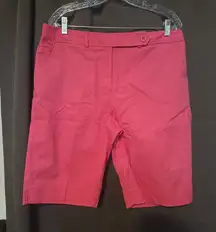 Bay Studio Pink Bermuda Shorts, Women's Size 14‎ Cropped Chino Pants, Summer