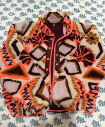 Free People Hit The Slopes Jacket Fleece
