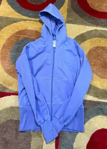 Offline by  Periwinkle Purple Hooded Zip Up Sweatshirt No Rules In NYC XS