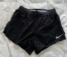 Like new:  aeroswift black shorts