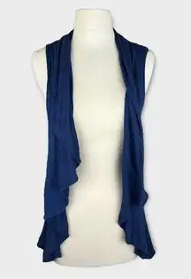 H.I.P. Nordstrom | Y2K Sleeveless Navy Light weight Cardigan | Small