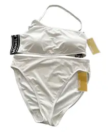 Michael Kors One Shoulder Bikini swimsuit Set size L