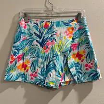Lilly Pulitzer Size 4 Serene Blue Tippy Top Marii Skort Resortwear Preppy Casual