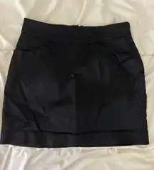 Black Silk Skirt 