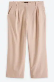 Khaki Wide Leg Tailored Pant sz 2 New with Tags Fortune + Ivy Stitch Fix