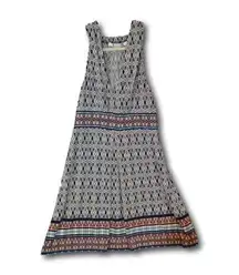 Max Studio Geometric Pattern Sundress M