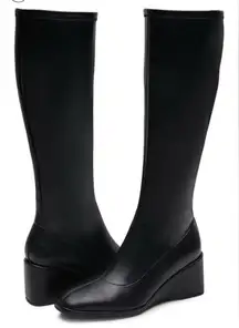 AEROSOLES Black  Knee Boots