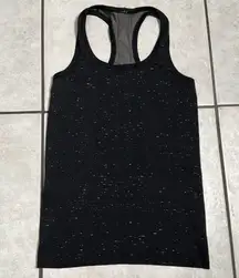 Lululemon  Swiftly Tech Racerback black /white‎ speckled