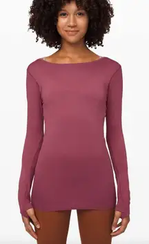 Lululemon Swiftly Speed Long Sleeve Flow, Plumful