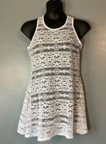 West Loop white lace dress/coverup