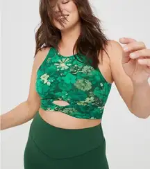 OFFLINE By Aerie Real Me Xtra Twist Crop Tank Top softest jade print size XL