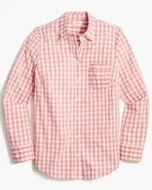 ➡️ J.Crew Women’s Pink Gingham Button-Down Shirt Size XS