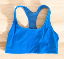 TORY BURCH SPORT Blue Racerback Sports Bra Size X Small