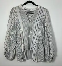 Saylor Revolve Women’s 100% Cotton Striped Flowy Top Size S