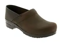 Dansko Professional Oiled Leather Clog Brown Slip on Shoes Women’s 39 (8.5-9)