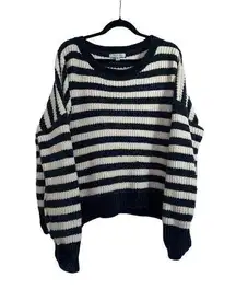 She and Sky Striped Sweater, Anthropologie, size Medium/Large
