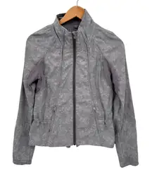 Lululemon Full Zip Lightweight Travel to Track‎ Jacket Womens 4 XS Purple Gray