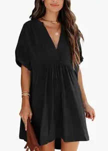 Dress Up Black Babydoll Dress