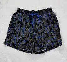 Lululemon Channel Cross Swim 5" Breaking Waves Multi Medium M - cutout‎ liner