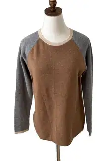 Real Clothes Saks‎ Fifth Avenue Sweater Women Large Wool Color block Vintage