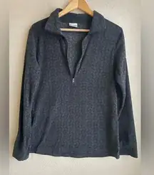Fleece Quarter Zip PulloverSize Large