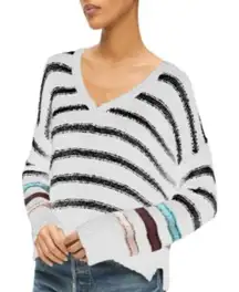 Michael‎ Stars Janie Drop Shoulder Stripe Sweater Size Small Preppy NEW