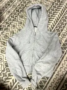 Brandy Melville Cropped Zip Up
