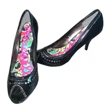 BETSEYVILLE Betsey Johnson Open Toe Heels