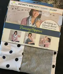 Itzy ritzy nursing scarf cover up brand new