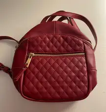 Maroon purse 