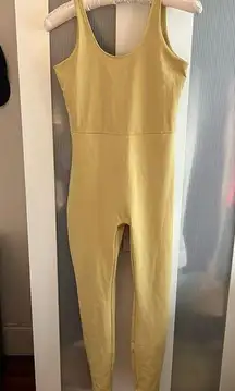 Pear Scoop Sleeveless Unitard Jumpsuit Sz XL