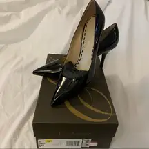 Like New Enzo Angiolini Anatia Pointed Toe Patent Leather Heels